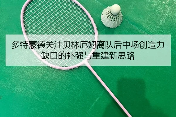 多特蒙德关注贝林厄姆离队后中场创造力缺口的补强与重建新思路
